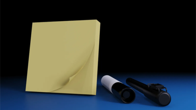 The Iarvel Magic Post-It Pad, Yellow by Iarvel Magic - Image 2