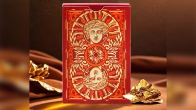 Sun God Greek Mythology Themed Red Edition Playing Cards - Image 3