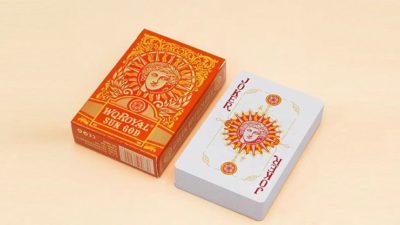 Sun God Greek Mythology Themed Orange Edition Playing Cards - Image 2