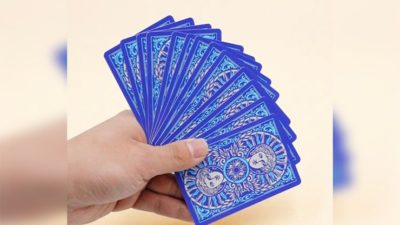 Sun God Greek Mythology Themed Blue Edition Playing Cards - Image 2
