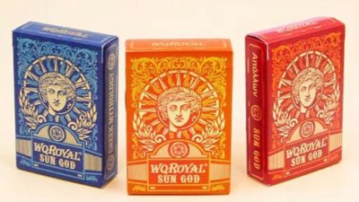 Sun God Greek Mythology Themed Blue Edition Playing Cards - Image 6