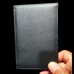Mini Bombshell Wallet, Black Pebble by CAHYO