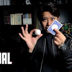Ball on Card, Blue by Bond Lee & MS Magic