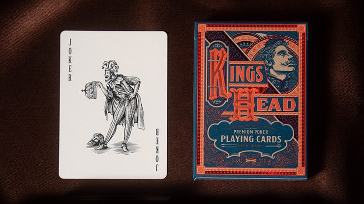 King's Head, Blue & Red Playing Cards by Joker and the Thief - Image 5