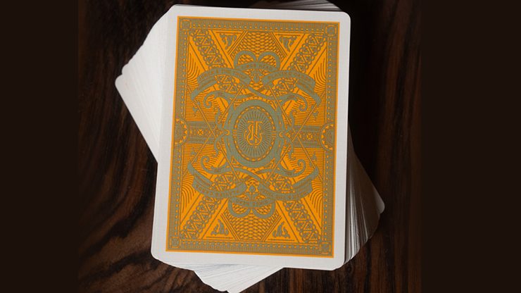 Kings Head, Green & Yellow Playing Cards by Joker and the Thief - Image 2