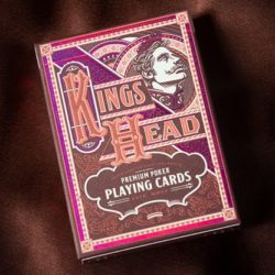 Kings Head, Purple and Rose Playing Cards by Joker and the Thief
