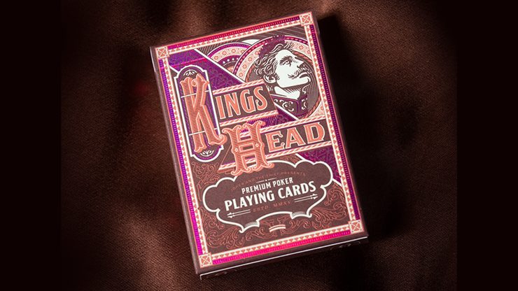Kings Head, Purple and Rose Playing Cards by Joker and the Thief
