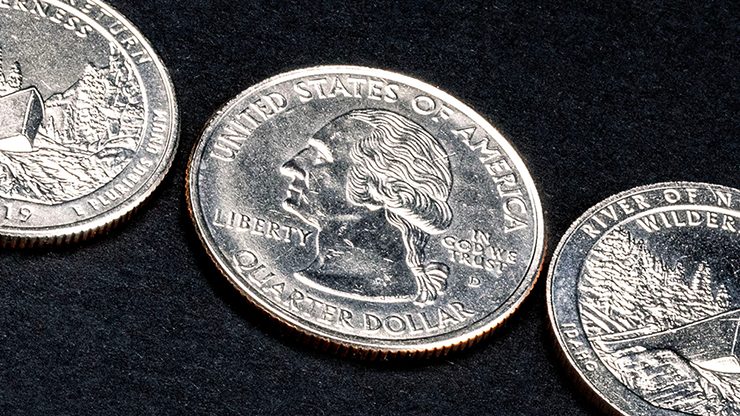 Triad Coins, Quarter by Joshua Jay and Vanishing Inc. - Image 2