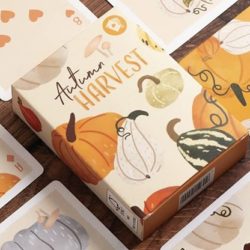 Autumn Harvest Playing Cards by Puckator UK