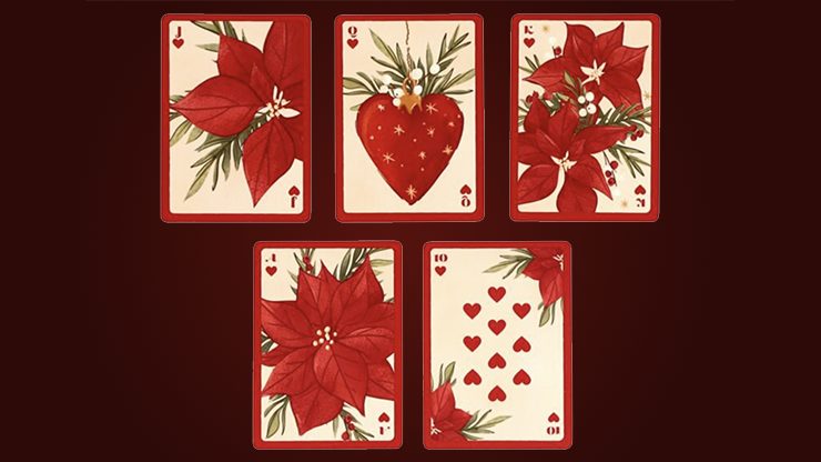 Christmas Botanicals Playing Cards by Puckator UK - Image 2