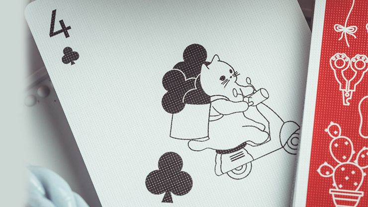 Kitten Diary - Red Limited Edition Playing Cards by ACPC - Image 3