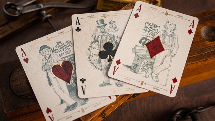 The Parlour Royale Ivory Edition, Red Edge Printing Playing Cards - Image 3