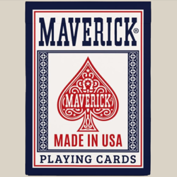 Maverick Made in the USA, Blue Playing Cards