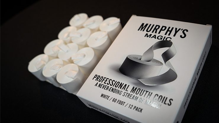 Professional Mouth Coils 60ft white, 12pk by Murphy's Magic - Image 3