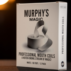 Professional Mouth Coils 60ft white, 12pk by Murphy's Magic