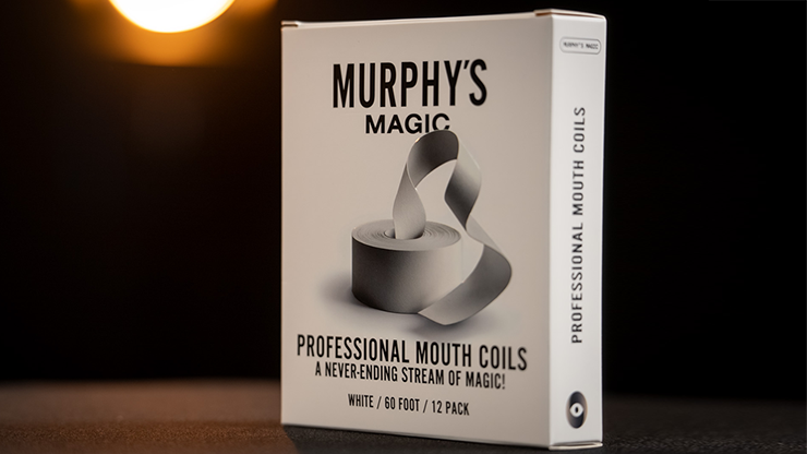 Professional Mouth Coils 60ft white, 12pk by Murphy's Magic