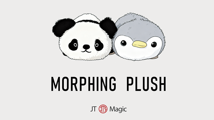 Morphing Plush, Panda to Penguin Grey by Jackie Zhao and JT Magic